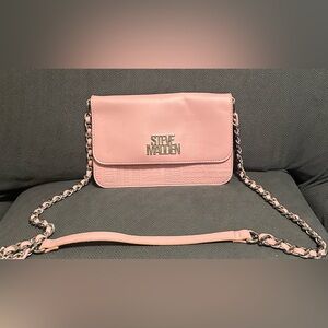 Steve Madden Pink Crossbody Bag With Chain Strap